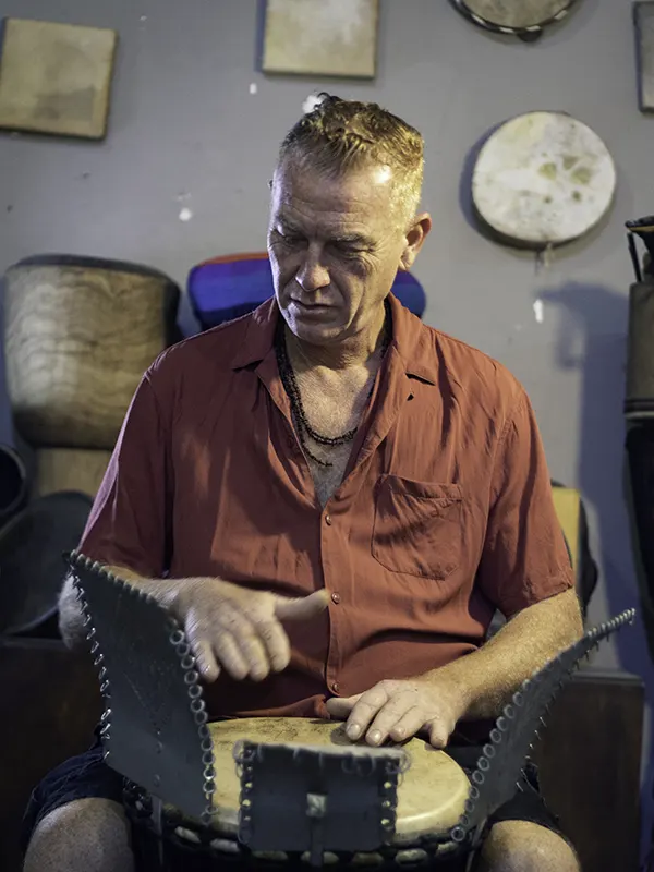 Djembe handmade by Santo Vitale - Made in Italy