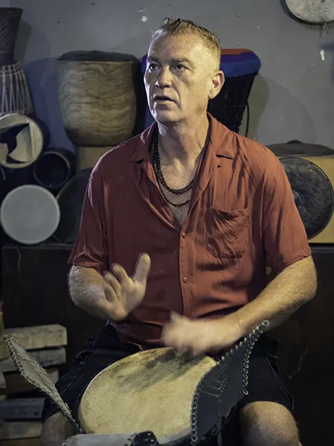 Santo Vitale, percussionista a Palermo